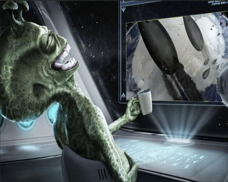 Прикольный инопланетянин