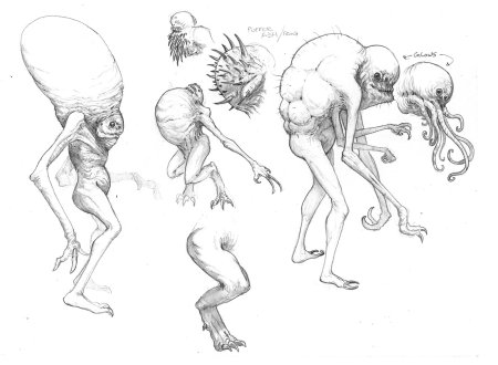 Скетчи монстров