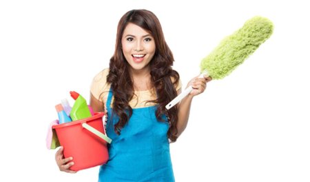 Женщина уборщица