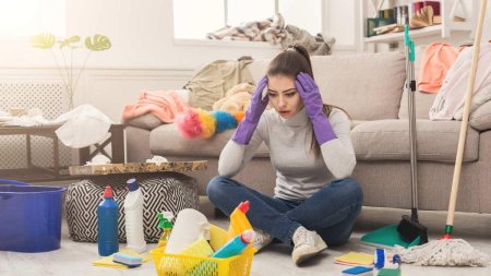 Убираюсь дома