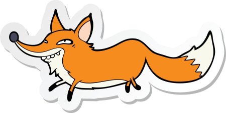 Мультяшная лисичка