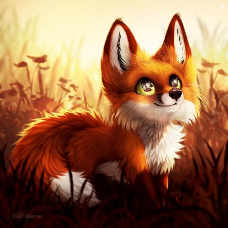 Милые лисята