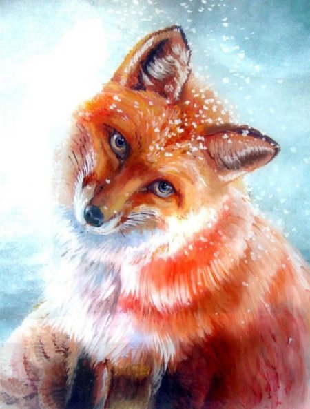 Лиса картина