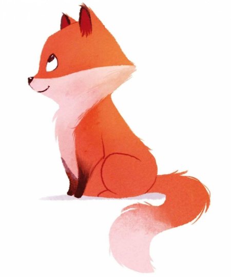 Лисичка рисунки