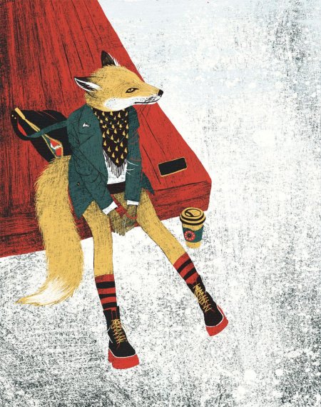 Лиса в одежде
