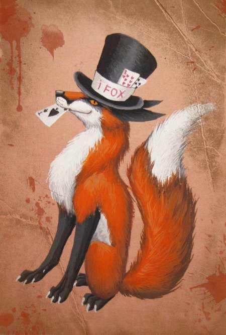 Лиса в шляпе