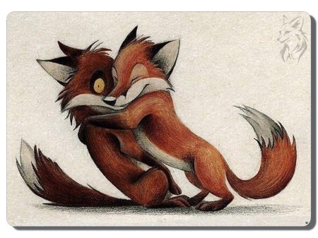 Обнимашки лисички