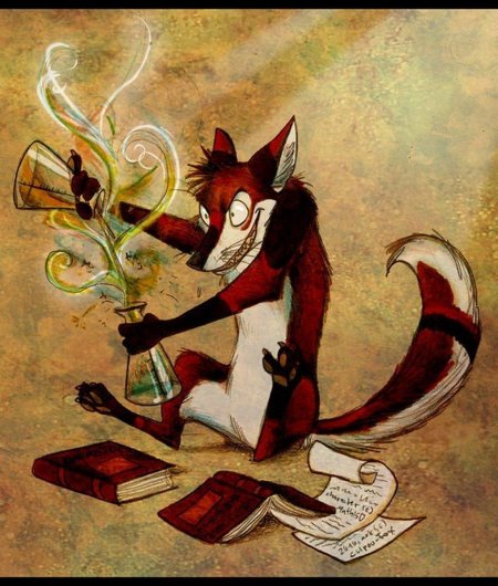 Лис арт culpeo fox