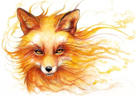 Рисунок лисы