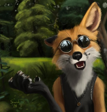 Крутая лиса