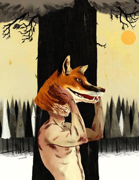 Лисы иллюстраторе