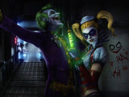 Харли квинн и джокер бэтмен аркхем сити