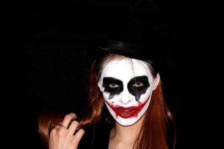Макияж на хэллоуин для девушек клоун