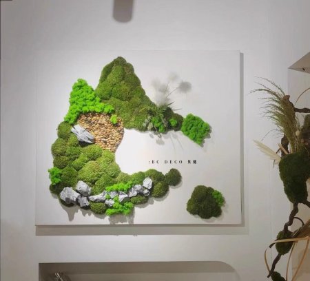 Панно с мхом на стену