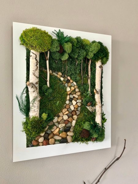 Панно с мхом