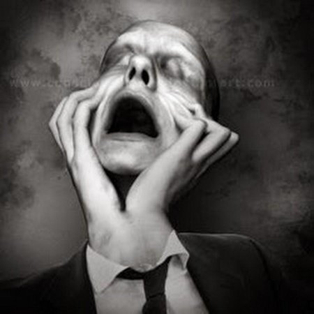 Крик человека