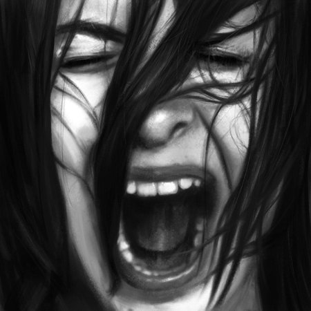 Крик девушка