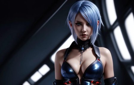 Кибер девушка