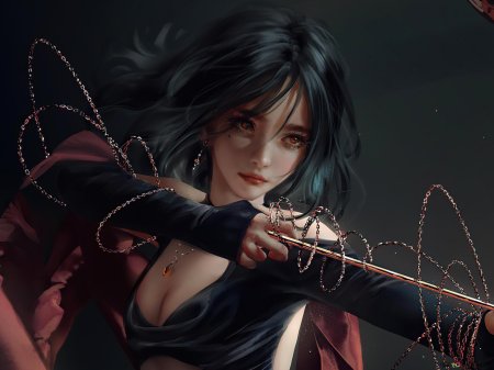 Аниме девушка фэнтези