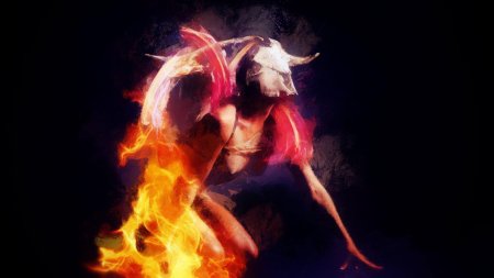 Огненная девушка