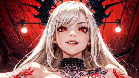 Аниме девушка демон