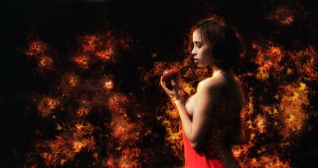 Огненная девушка