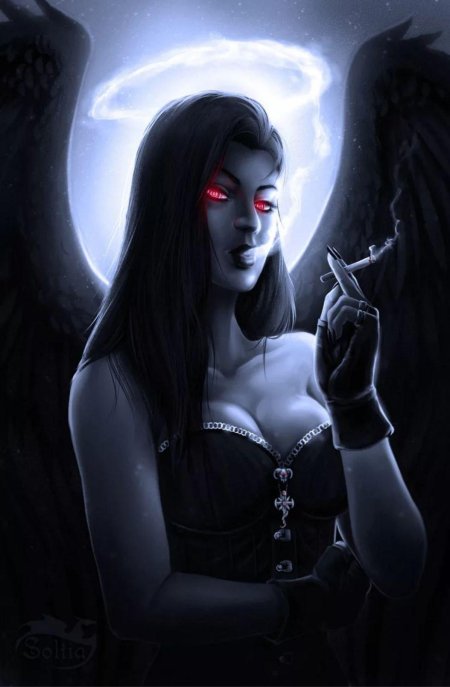 Девушка вампир