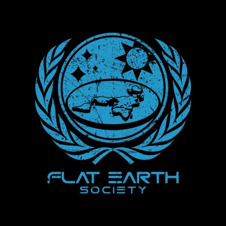 Эмблема оон плоская земля