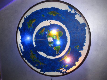 Карта оон плоская земля