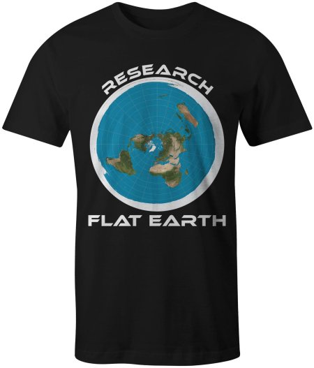 Футболка flat earth