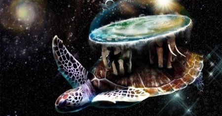 Земля на слонах и черепахе