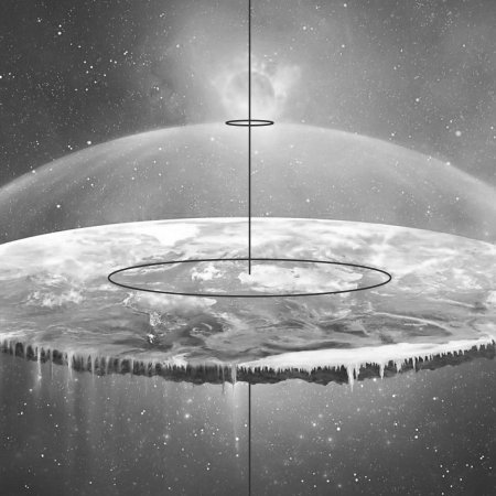 Снимок плоской земли