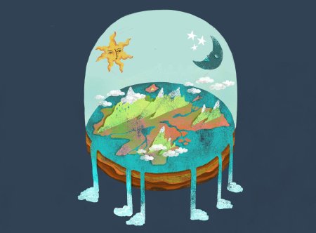 Земля мультяшная