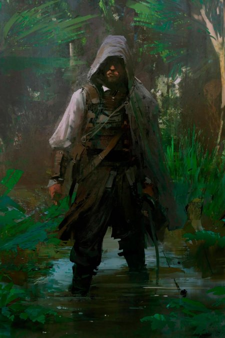 Лесной эльф монах днд