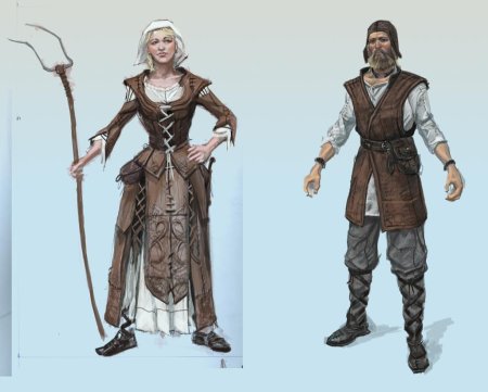 Ведьмак одежда нпс