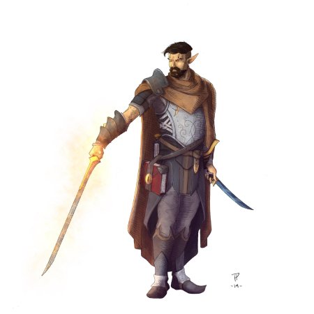 Полуэльф бард днд