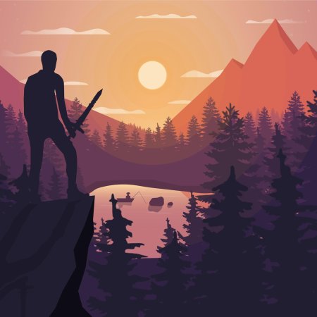 Пейзаж минимализм