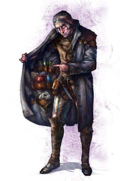 Эльф торговец днд