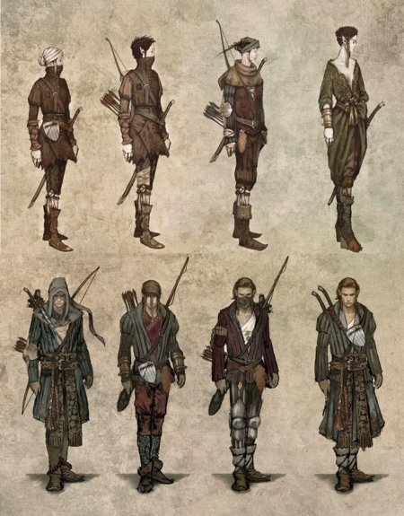 Ведьмак одежда референс