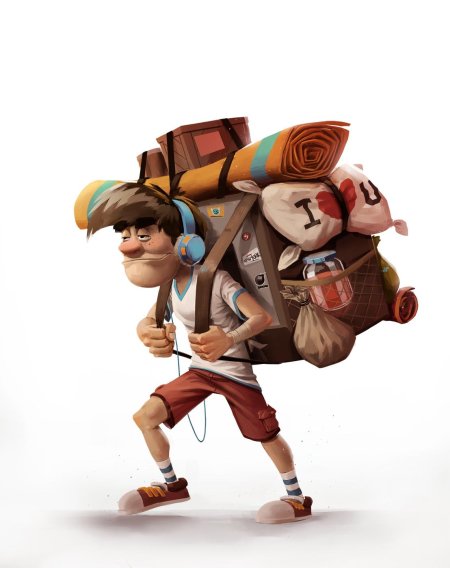 Турист персонаж