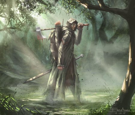 Эльф монах отшельник днд