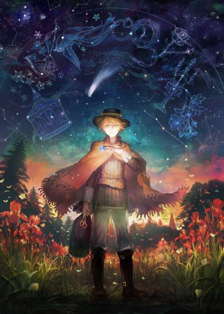 Мальчик волшебник аниме