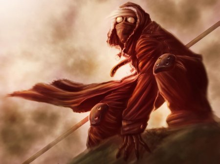 Скиталец монах арт фэнтези