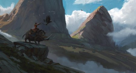 Горы концепт арт