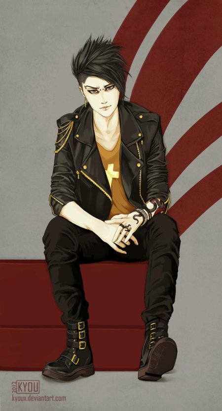 Парень панк