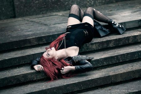 Неформал девушка