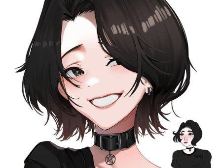 Мем девушка с черными волосами