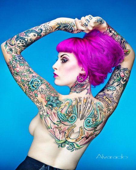 Татуированные модели