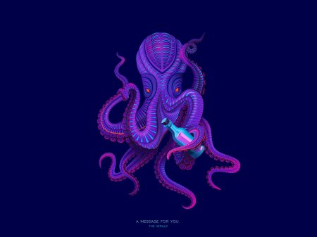 Осьминог референс