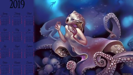 Русалка и осьминог